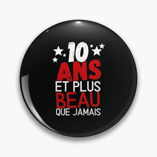 Aperçu de l'œuvre 10 ans et plus beau que jamais cadeau humoristique créée et vendue par TeeJfm.