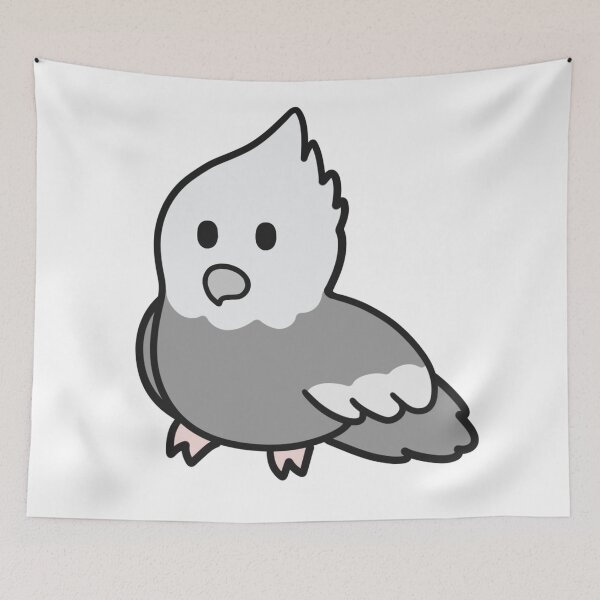 Item preview, Cute Whiteface Cockatiel  designed and sold by BiscuitSnack.