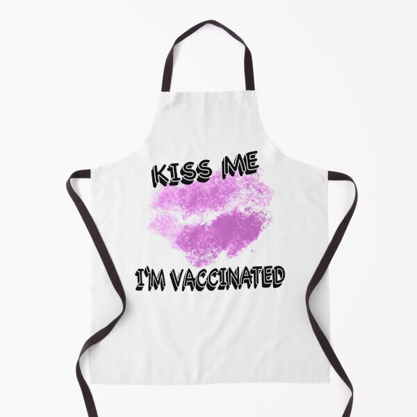 Item preview, Kiss Me I'm vaccinated - Pink Lips designed and sold by BusyMonkeys.
