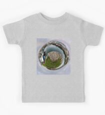 Hurry Head Harbour, Carnlough, County Antrim - Sky out Kids Tee
