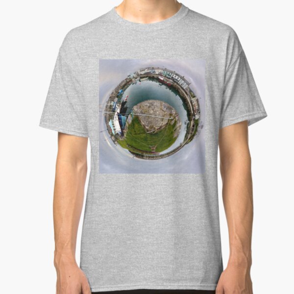 Hurry Head Harbour, Carnlough, County Antrim - Sky out Classic T-Shirt