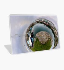 Hurry Head Harbour, Carnlough, County Antrim - Sky out Laptop Skin