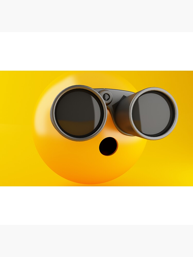 "Binocular emoji face." Sticker for Sale by Selester11 Redbubble