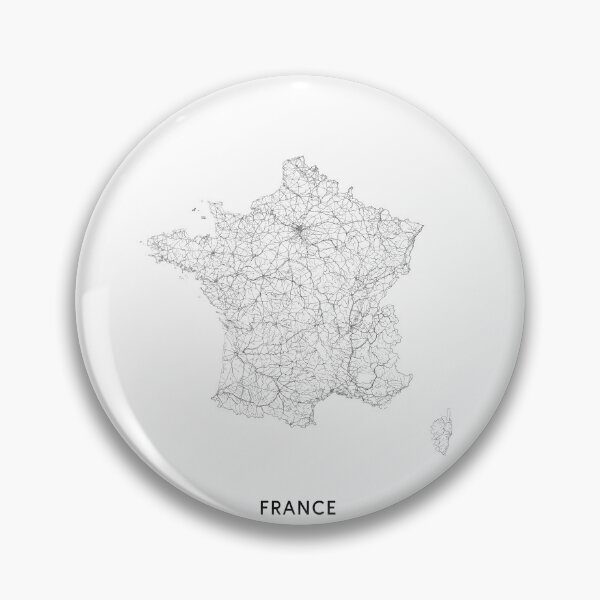 Item preview, France Map, Art Print By LandSartprints designed and sold by LandSartprints.