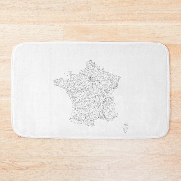 Item preview, France Map, Art Print By LandSartprints designed and sold by LandSartprints.