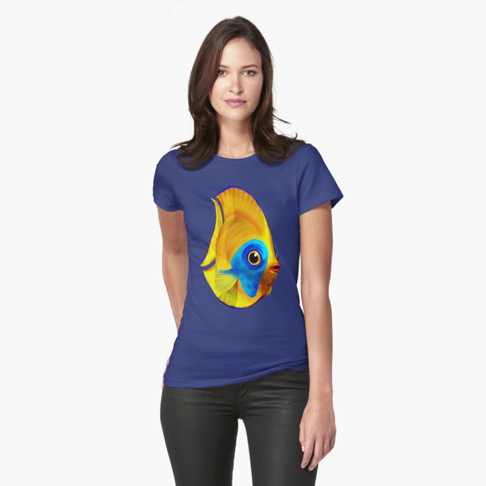 Item preview, Fitted T-Shirt designed and sold by BluedarkArt.