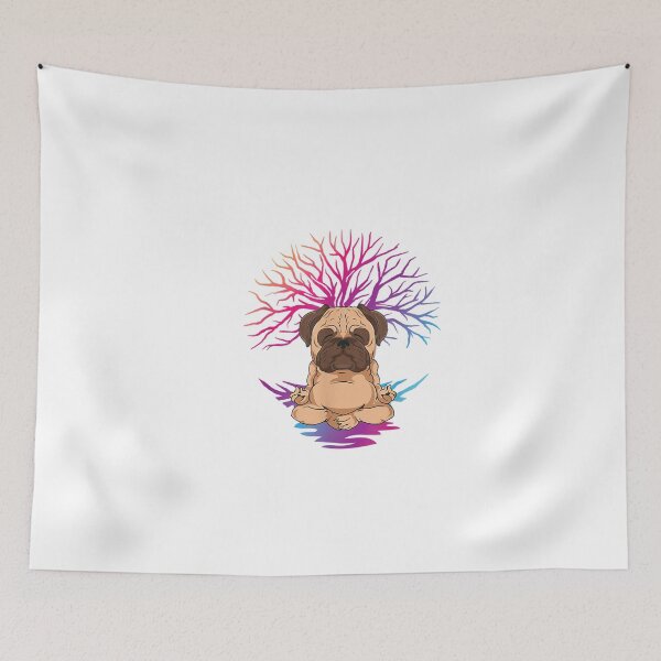 Item preview, Yoga Pug For Meditating Dog Owner designed and sold by KatherineNj.