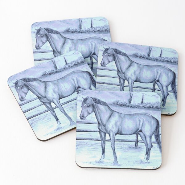 Item preview, Horse portrait drawing designed and sold by horseaddicted.