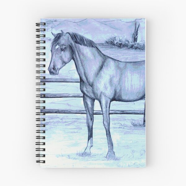 Item preview, Horse portrait drawing designed and sold by horseaddicted.