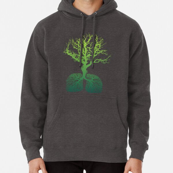 Green lung Pullover Hoodie