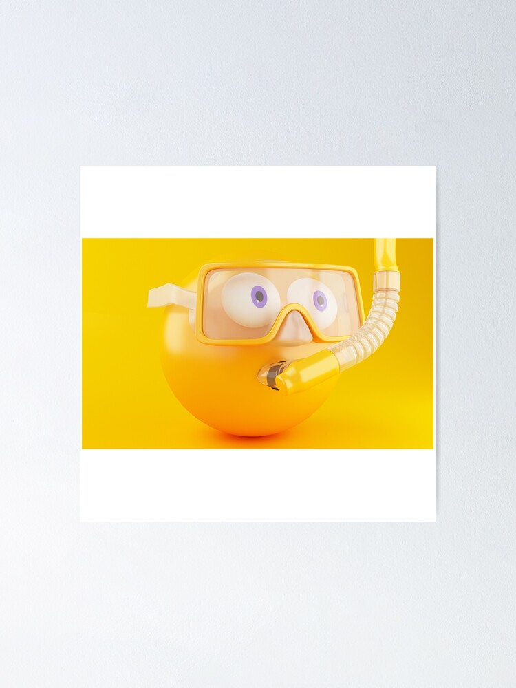 "Underwater Emoji" Poster for Sale by Selester11 Redbubble