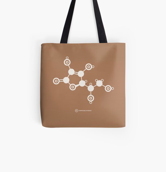 Vitamin C All Over Print Tote Bag