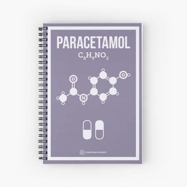 Paracetamol Spiral Notebook