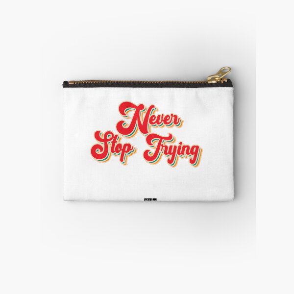 Item preview, Never Stop Trying - Bible Quote Christian Verse Faith Style Inspirational Sentiment in Beautiful Calligraphy designed and sold by fredgarden8.