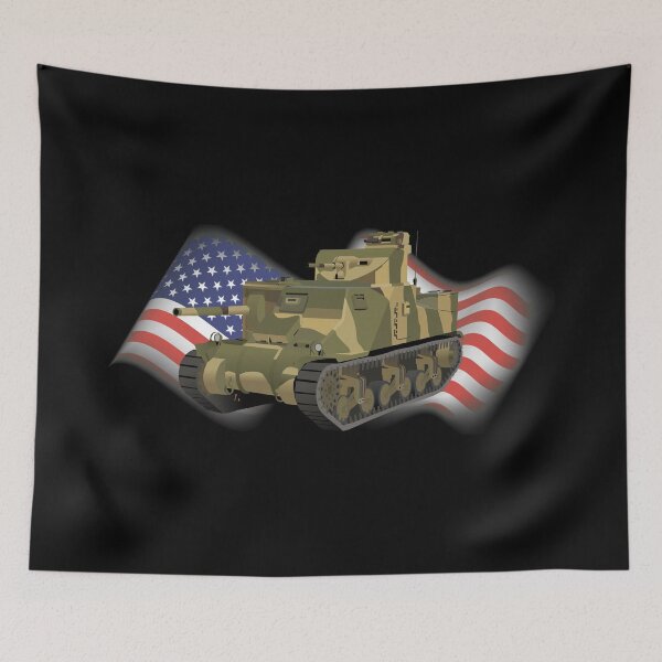Item preview, Patriotic M3 Lee / Grant American WW2 Tank  designed and sold by NorseTech.