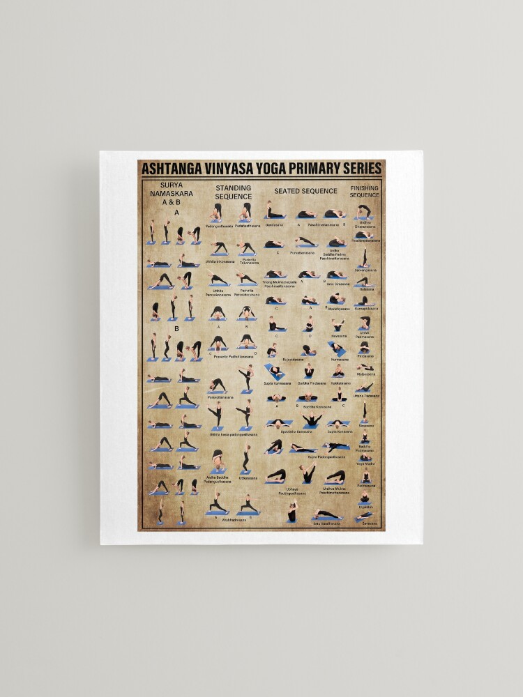 Ashtanga vinyasa yoga primary series Poster for Sale by