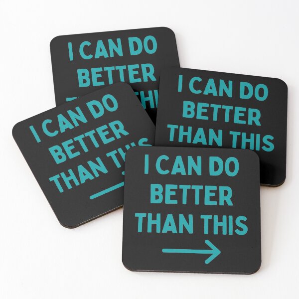 Item preview, I Can Do Better Than This - Funny - Competitive - Blue Text designed and sold by DrawingBoard.