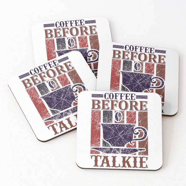 Item preview, Coffee Before Talkie designed and sold by WOW TeesAndThings.