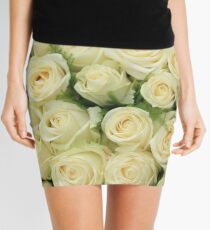 White roses by TheRosegarden Mini Skirt