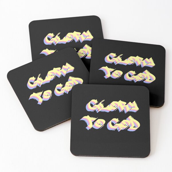 Item preview, Glory To God Graffiti Text Multicolor 1 designed and sold by everything4eva.
