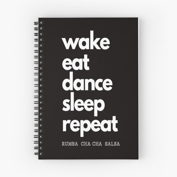 Item preview, wake eat dance sleep repeat designed and sold by Misfit-Prints.