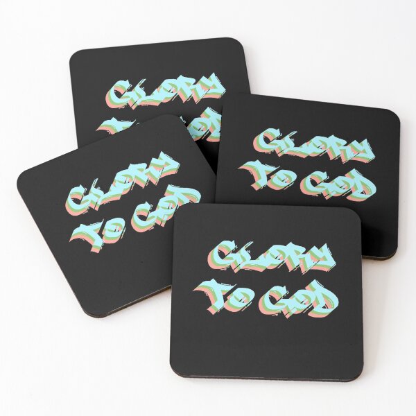 Item preview, Glory To God Graffiti Text Multicolor 4 designed and sold by everything4eva.