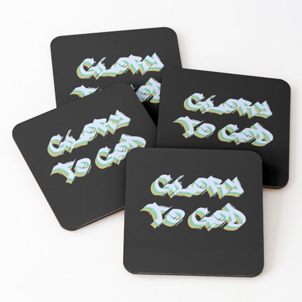 Item preview, Glory To God Graffiti Text Multicolor 5 designed and sold by everything4eva.