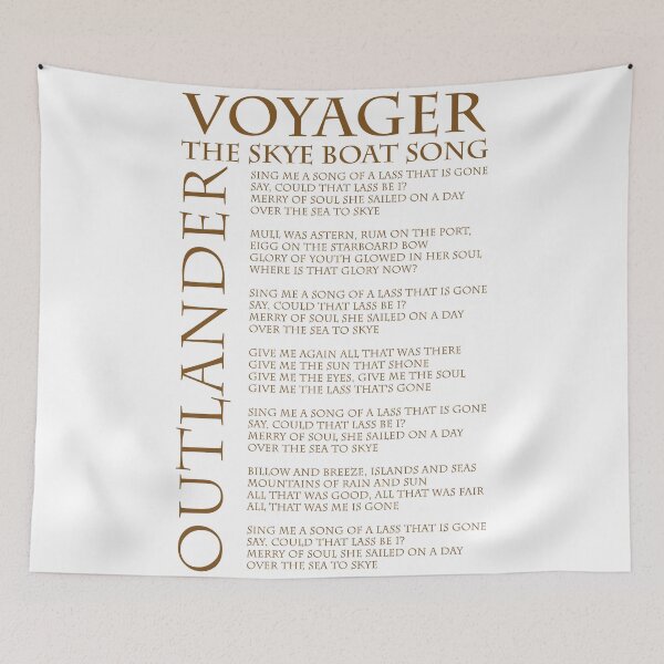 Item preview, Outlander Voyager The Skye Boat Song designed and sold by LadyJuan.