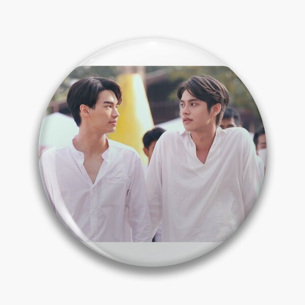 Item preview, Sarawat & Tine looking at each other sticker designed and sold by fandom  crazy.
