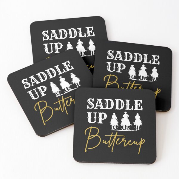 Item preview, Saddle Up Buttercup - Western Cowboy Cowgirl Rodeo designed and sold by silverhexagon.