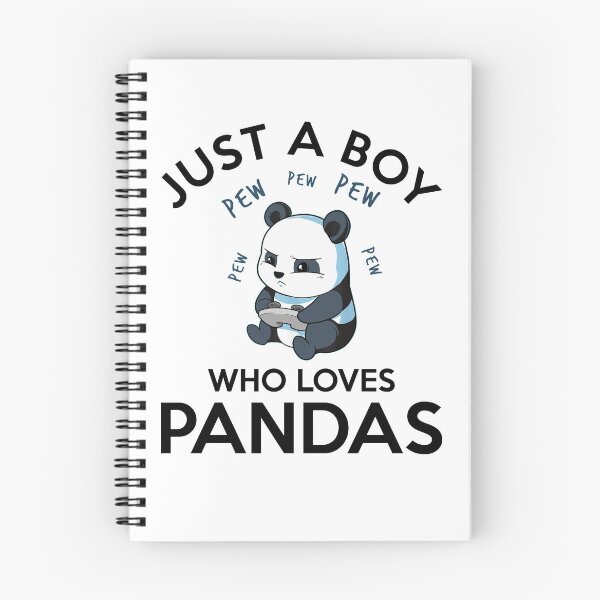 Item preview, Panda Just A Boy Who Love Pandas - Funny Best Gift Ideas For Panda Lovers Boy Fathers Day Birthday designed and sold by NDTStore.