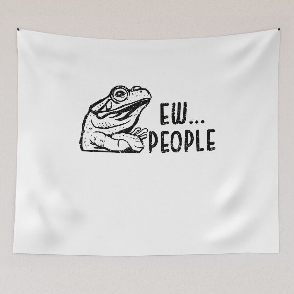 Item preview, Frog - Ew... People - Funny Frog Tshirt - Best Funny Gift Idea - Frog Lovers designed and sold by NDTStore.