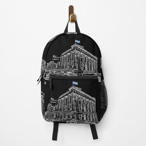 Item preview, Athens, Greece - Parthenon at Acropolis with Greece Flag designed and sold by leemcnut.
