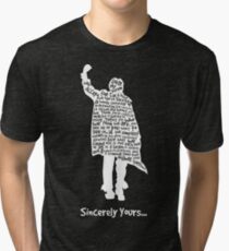 The Breakfast Club - Sincerely Yours - White Tri-blend T-Shirt