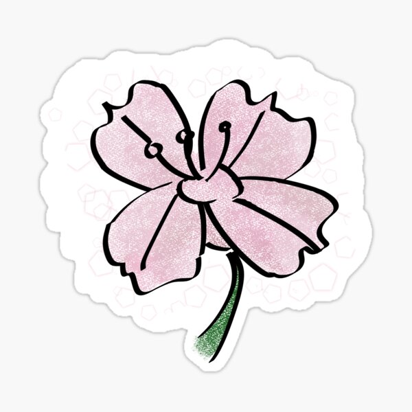 sugared flower Sticker