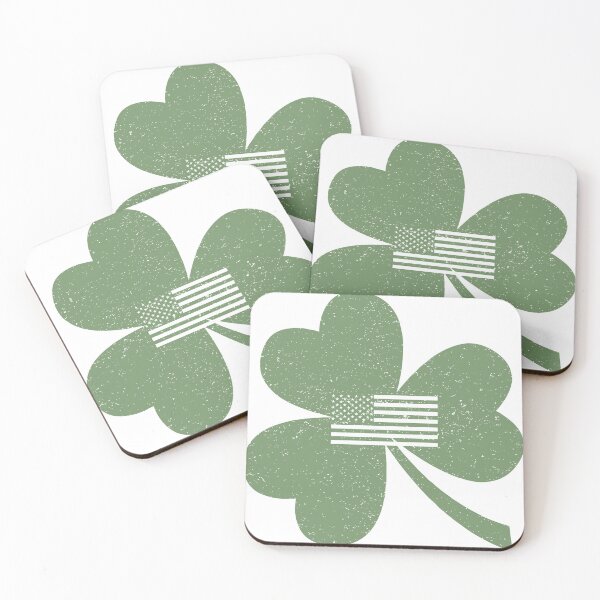 Item preview, Vintage Shamrock American Flag - Happy St. Patrick's Day designed and sold by LolasTees.