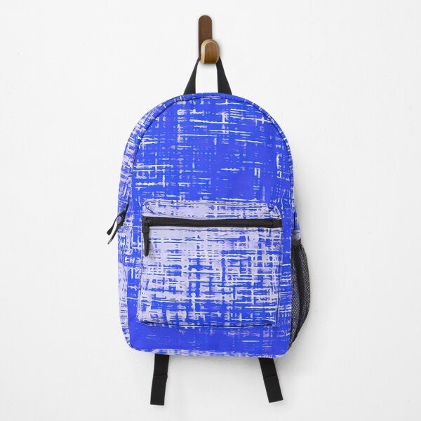 Item preview, Distressed Blue Lines On Pale Grey Background Abstract Art designed and sold by taiche.
