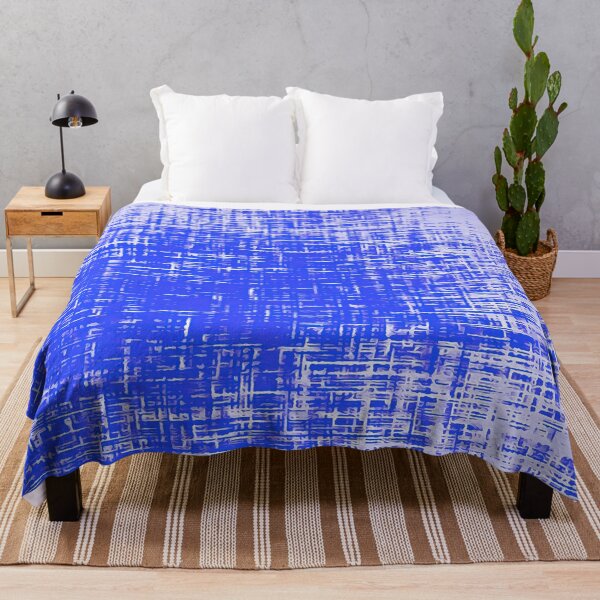 Item preview, Distressed Blue Lines On Pale Grey Background Abstract Art designed and sold by taiche.