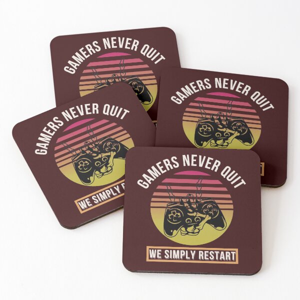 Item preview, Gamers never quit we simply restart  designed and sold by mycutepet.