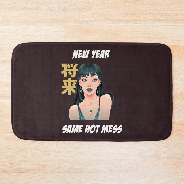 Item preview, New Year, Same Hot Mess Sassy Print designed and sold by ClickAlt.