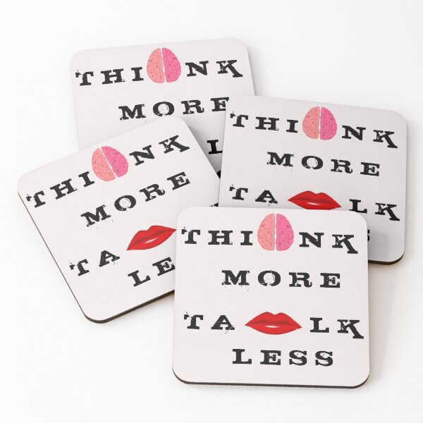 Item preview, Think More, Talk Less designed and sold by HandyDesign22.