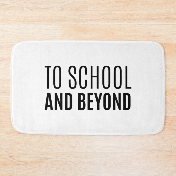 Item preview, To School And Beyond - Funny - Education - Black Text designed and sold by DrawingBoard.