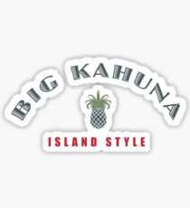 Big Kahuna Island Style Sticker