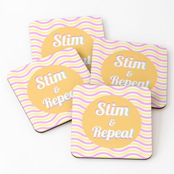Item preview, Round Autism Stim and Repeat. Autism designed and sold by Hilomind.