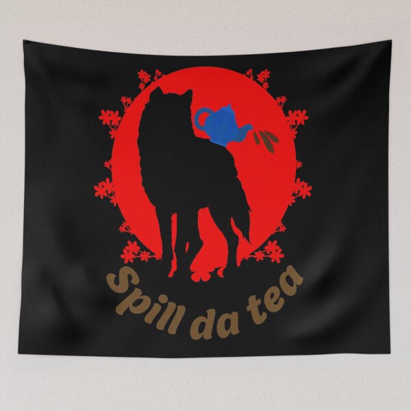 Item preview,   Spill Da Tea Wolf Guy Version designed and sold by Earthchild8888.