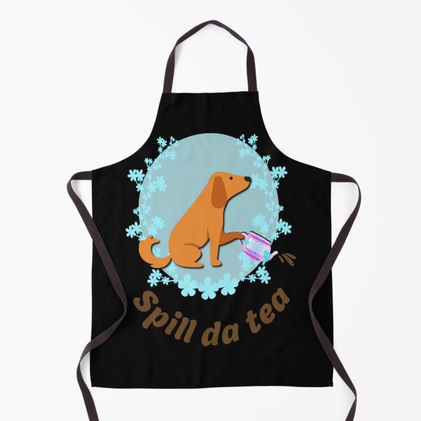 Item preview, Spill Da Tea Dog Golden Retriever designed and sold by Earthchild8888.
