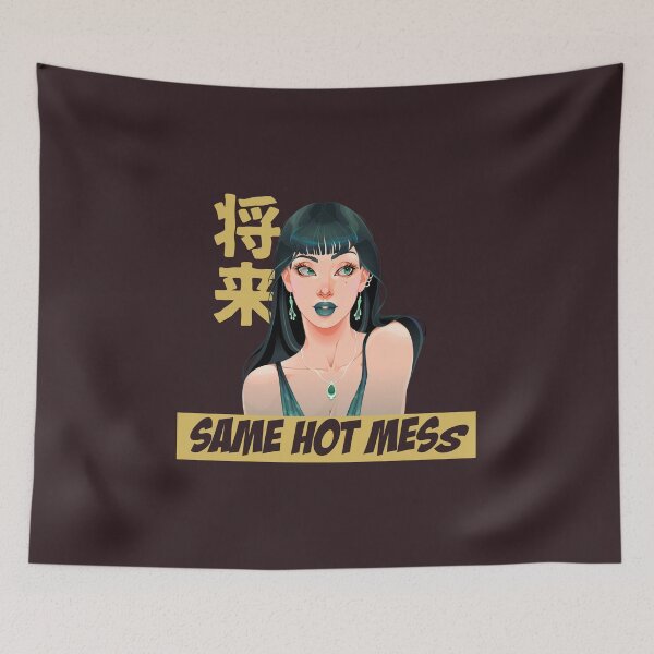 Item preview, Same Hot Mess Sassy Print designed and sold by ClickAlt.