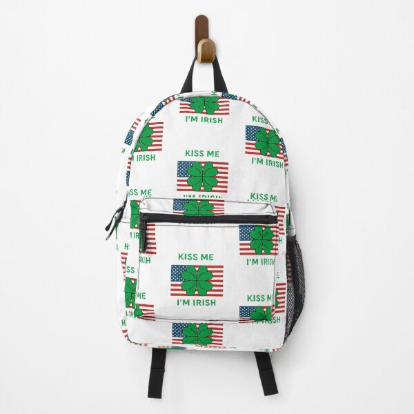 Item preview, Kiss me I'm Irish - St. Patrick's Day American Flag designed and sold by LolasTees.