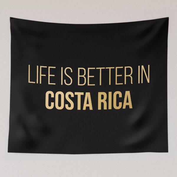 Item preview, Life is better in Costa Rica in Gold designed and sold by XCIV.