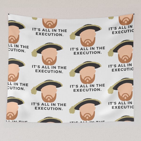 Item preview, "It's all in the execution." - Henry VIII/Tudors/History Buff/History Lover/History Stickers/History Nerd/History Teade designed and sold by Louise Bedford.